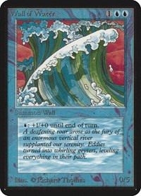 Wall of Water, Alpha Edition