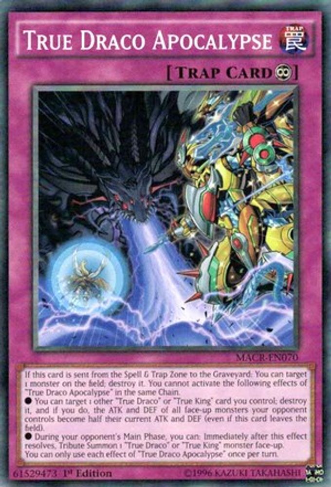 True Draco Apocalypse, 1st-edition, front