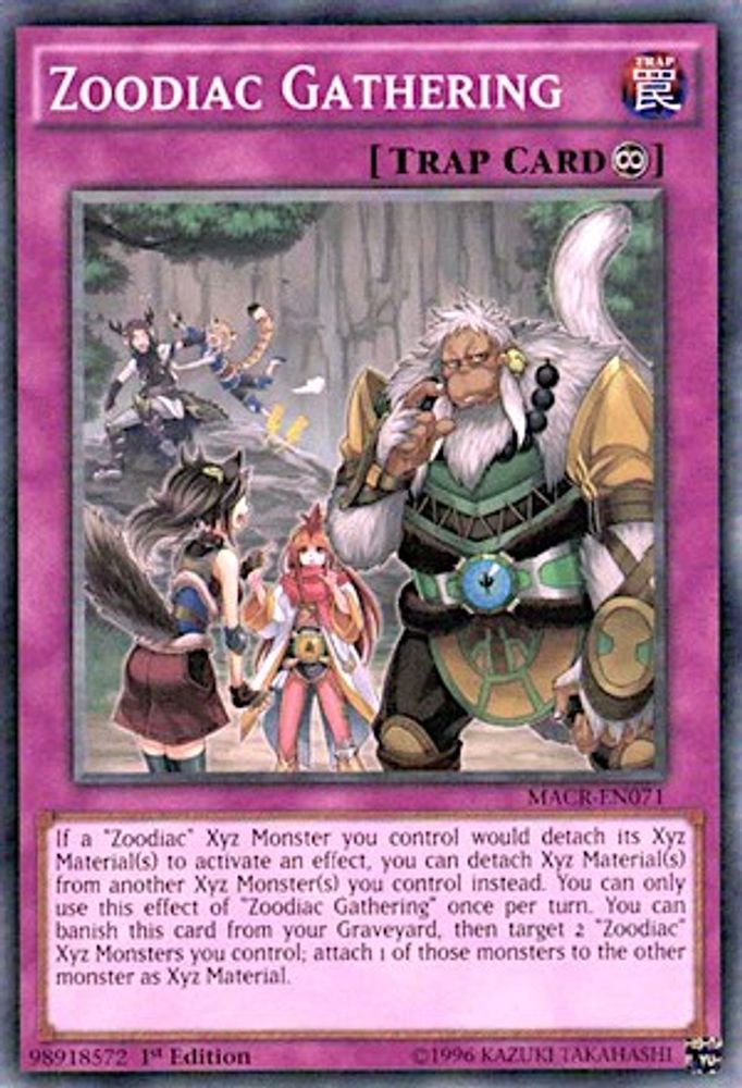Zoodiac Gathering, 1st-edition, front