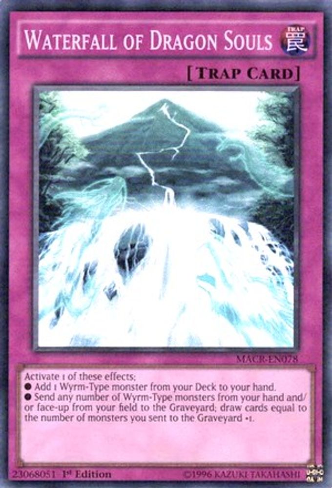 Waterfall of Dragon Souls, 1st-edition, front