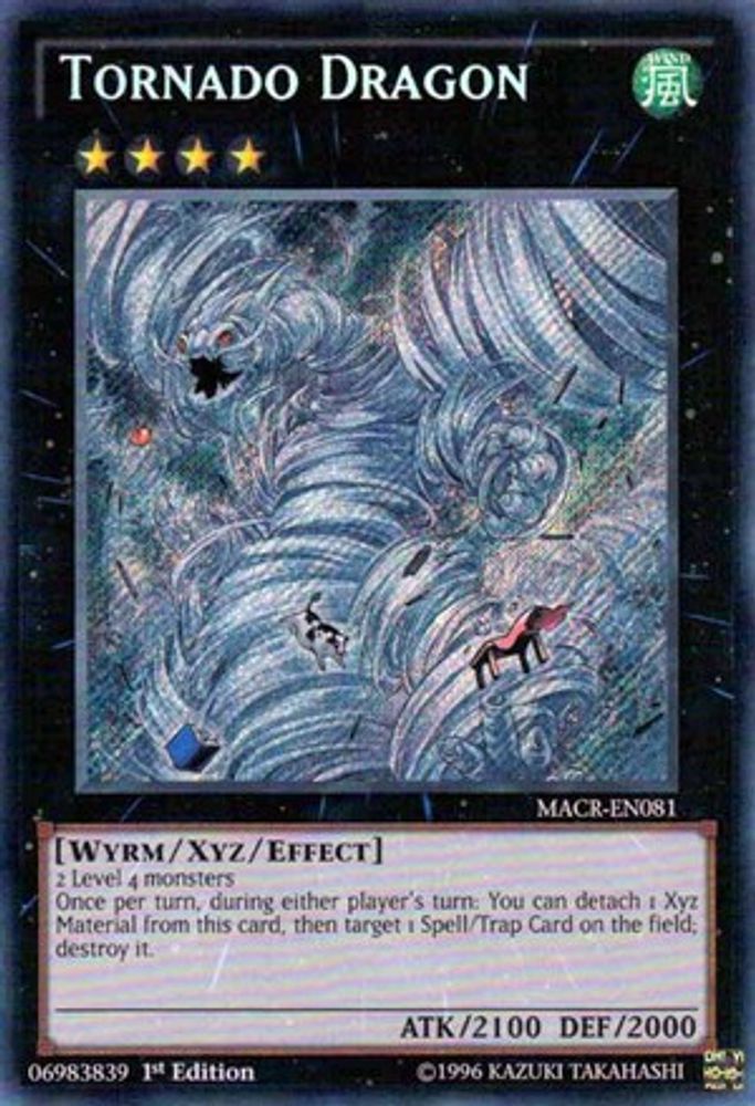 Tornado Dragon, 1st-edition, front
