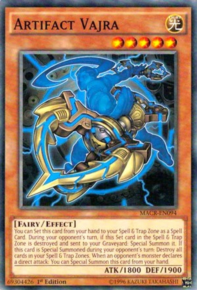 Artifact Vajra, 1st-edition, front