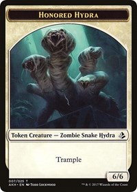 Honored Hydra // Warrior Double-Sided Token, Amonkhet