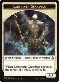 Labyrinth Guardian // Insect Double-Sided Token, Amonkhet