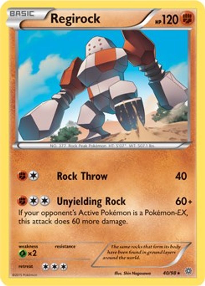 Regirock - 40/98 (XY Ancient Origins)