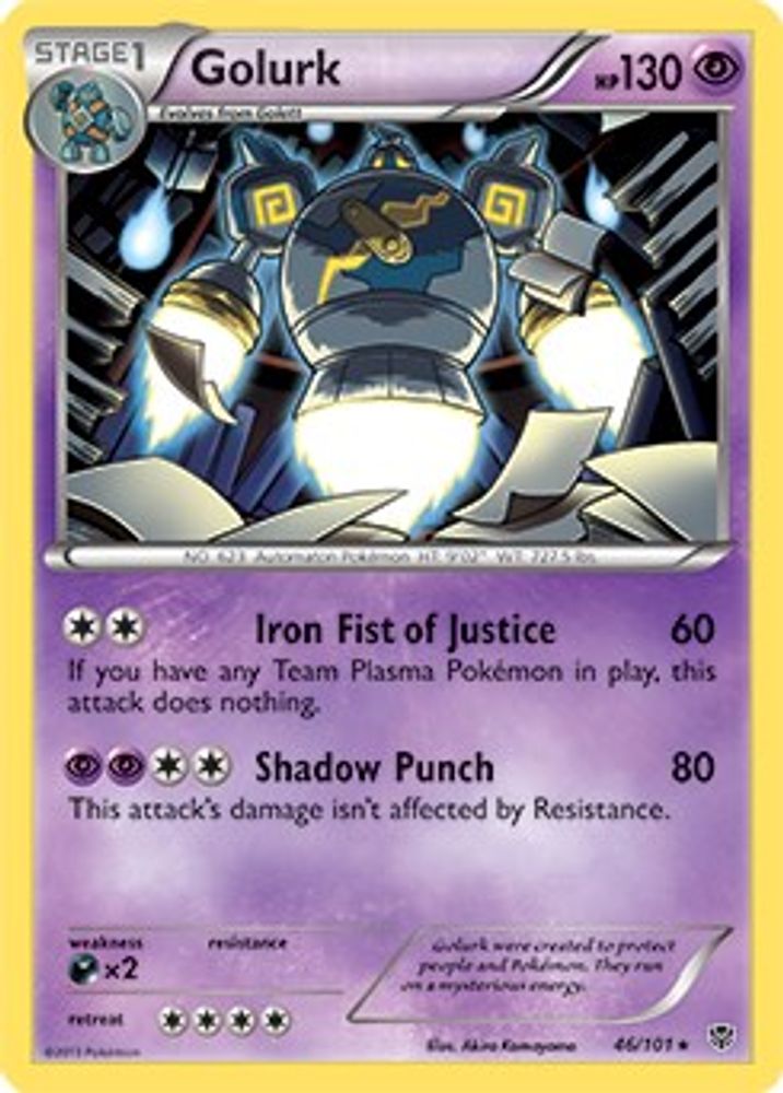 Golurk - 46/101 (BW Plasma Blast)
