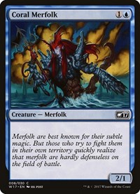 Coral Merfolk, Welcome Deck 2017
