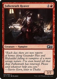 Falkenrath Reaver, Welcome Deck 2017