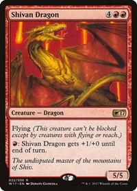 Shivan Dragon, Welcome Deck 2017