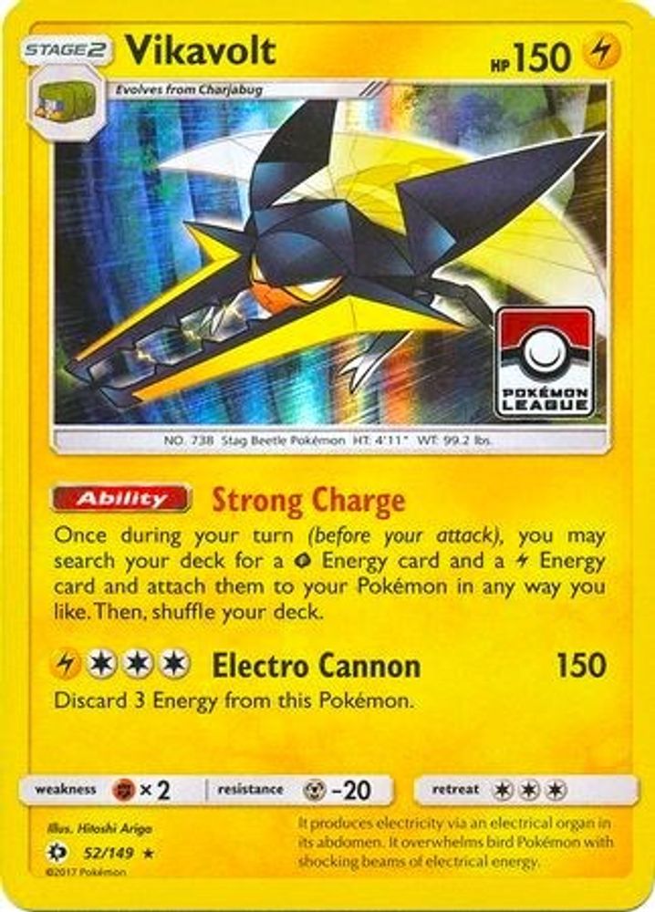 Vikavolt - 52/149 (Pokemon League)