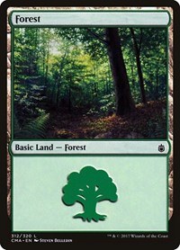 Forest (312), Commander Anthology