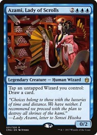 Azami, Lady of Scrolls, Commander Anthology