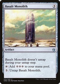 Basalt Monolith, Commander Anthology