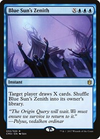 Blue Sun's Zenith, Commander Anthology