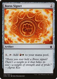 Boros Signet, Commander Anthology