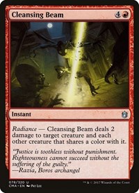 Cleansing Beam, Commander Anthology
