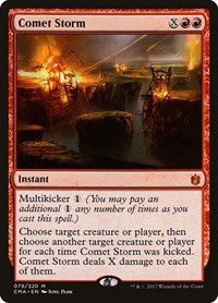 Comet Storm, Commander Anthology