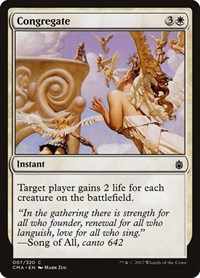 Congregate, Commander Anthology