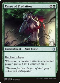 Curse of Predation, Commander Anthology