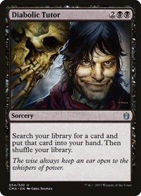 Diabolic Tutor, Commander Anthology