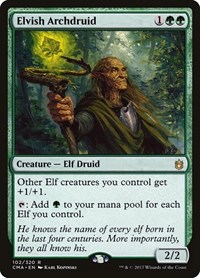 Elvish Archdruid, Commander Anthology
