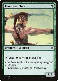 Llanowar Elves, Commander Anthology