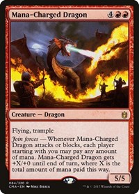 Mana-Charged Dragon, Commander Anthology