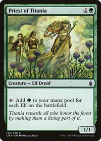Priest of Titania, Commander Anthology