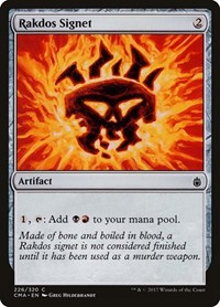 Rakdos Signet, Commander Anthology