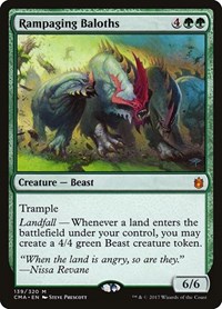 Rampaging Baloths, Commander Anthology