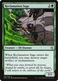 Reclamation Sage, Commander Anthology