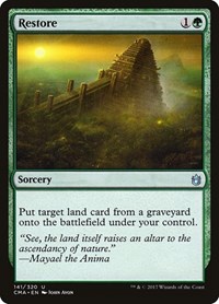 Restore, Commander Anthology