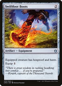 Swiftfoot Boots, Commander Anthology
