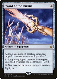 Sword of the Paruns, Commander Anthology