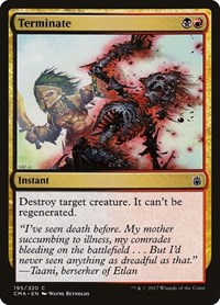 Terminate, Commander Anthology