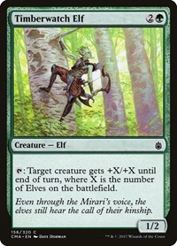 Timberwatch Elf, Commander Anthology