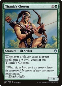 Titania's Chosen, Commander Anthology
