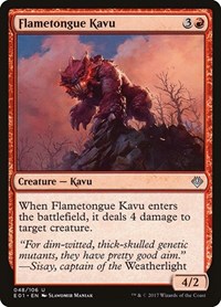 Flametongue Kavu, Archenemy: Nicol Bolas