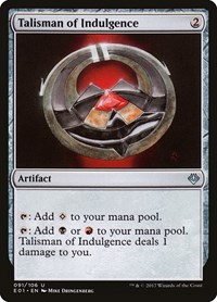 Talisman of Indulgence, Archenemy: Nicol Bolas