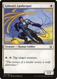 Gideon's Lawkeeper, Archenemy: Nicol Bolas
