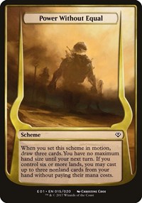 Power Without Equal (Archenemy: Nicol Bolas), Oversize Cards
