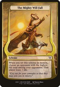 The Mighty Will Fall (Archenemy: Nicol Bolas), Oversize Cards