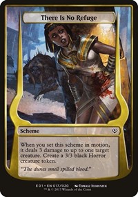 There Is No Refuge (Archenemy: Nicol Bolas), Oversize Cards