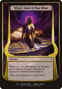 What's Yours Is Now Mine (Archenemy: Nicol Bolas), Oversize Cards