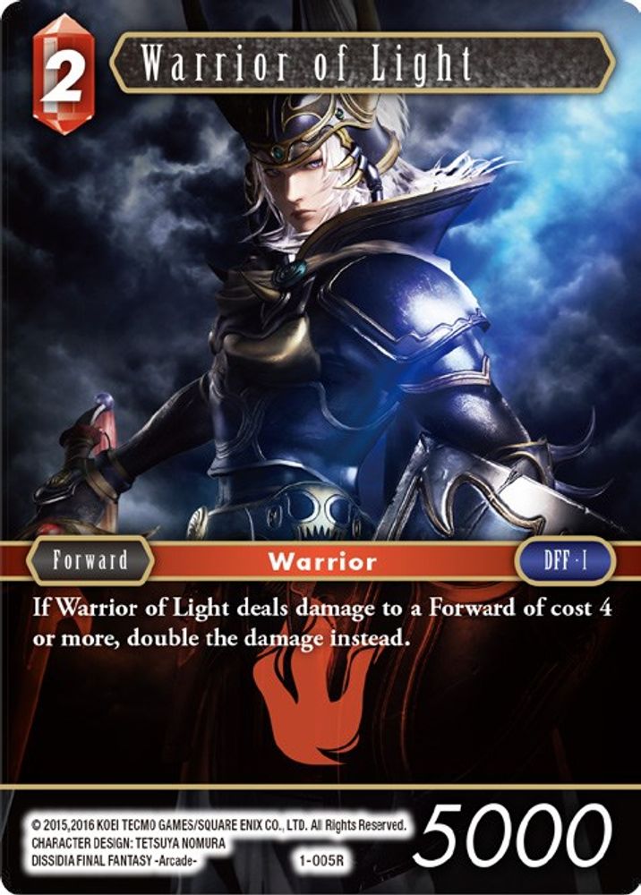 Warrior of Light (Fire), Standard, front