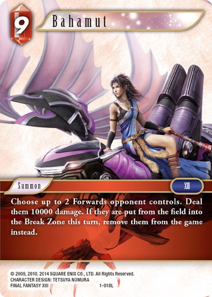 Bahamut, Standard, front