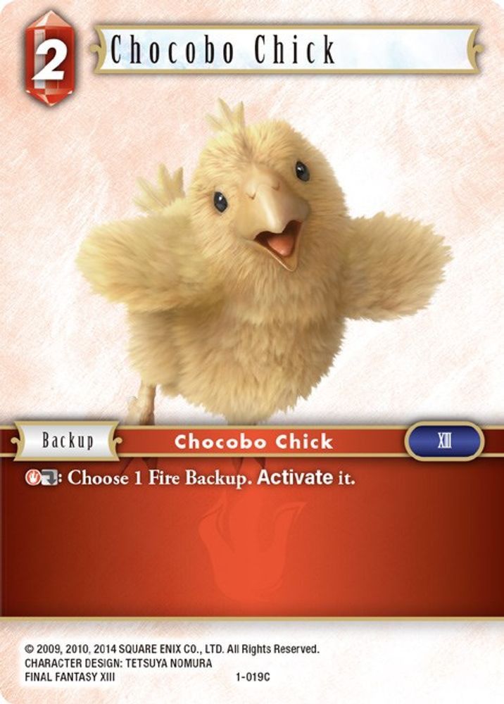 Chocobo Chick, Standard, front