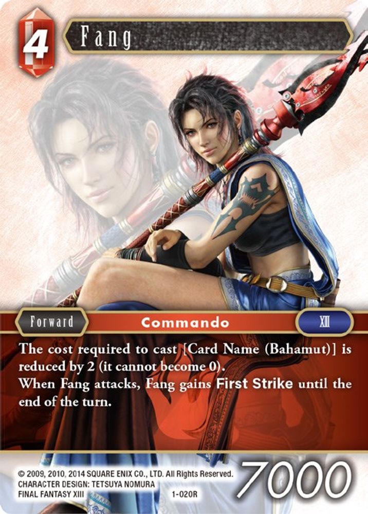 Fang, Standard, front
