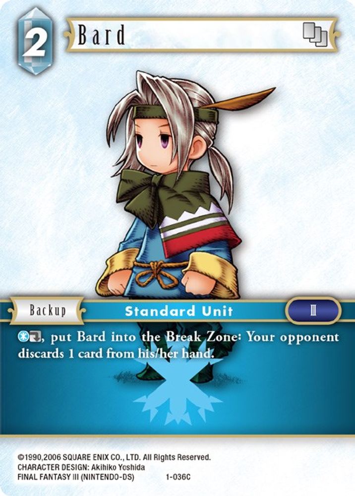 Bard (Luneth), Standard, front