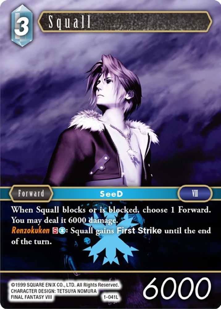 Squall (Legend), Standard, front